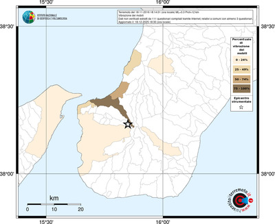Mappa territorio comunale con almeno 3 questionari