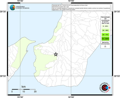 Mappa territorio comunale con almeno 3 questionari