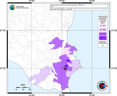 Mappa territorio comunale con almeno 3 questionari