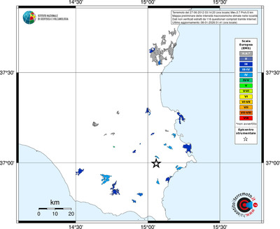 Mappa EMS - territori località
