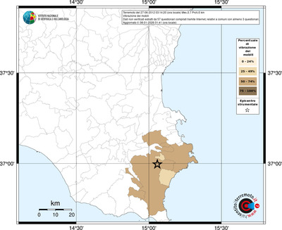 Mappa territorio comunale con almeno 3 questionari