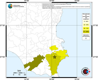 Mappa territorio comunale con almeno 3 questionari