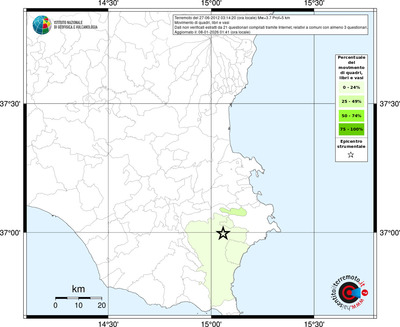 Mappa territorio comunale con almeno 3 questionari