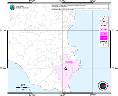 Mappa territorio comunale con almeno 3 questionari