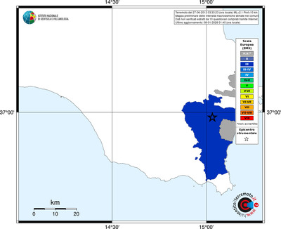 Mappa EMS - territori comuni