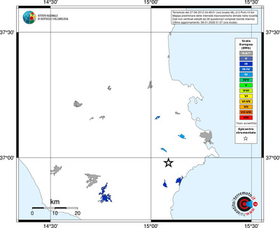 Mappa EMS - territori località