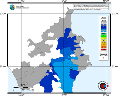 Mappa EMS - territori comuni