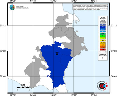 Mappa EMS - territori comuni