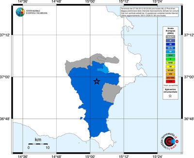 Mappa EMS - territori comuni