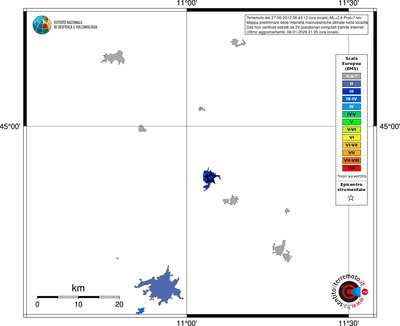 Mappa EMS - territori località