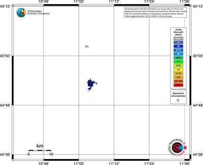 Mappa MCS - territori località