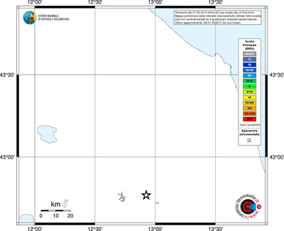 Mappa EMS - territori località