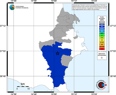 Mappa EMS - territori comuni