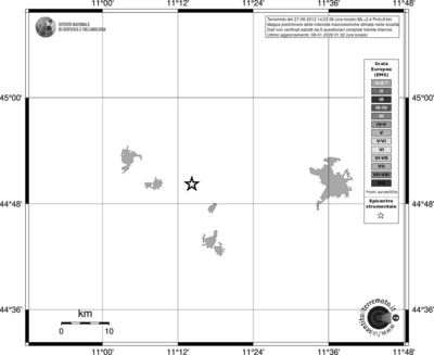 Mappa EMS - territori località