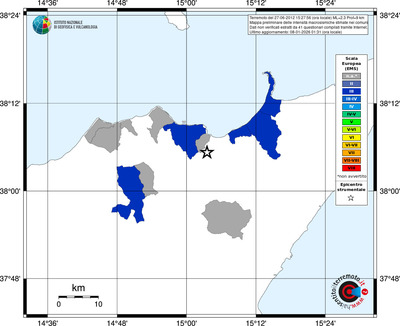Mappa EMS - territori comuni