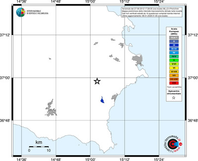 Mappa EMS - territori località