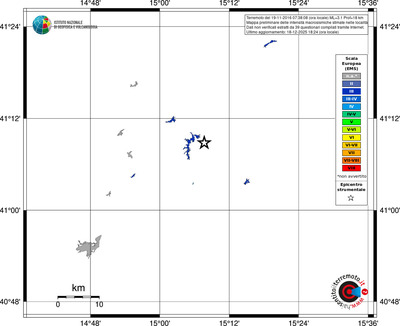 Mappa EMS - territori località