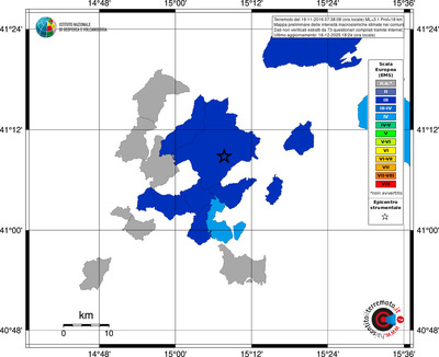 Mappa EMS - territori comuni