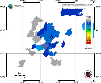 Mappa MCS - territori comuni