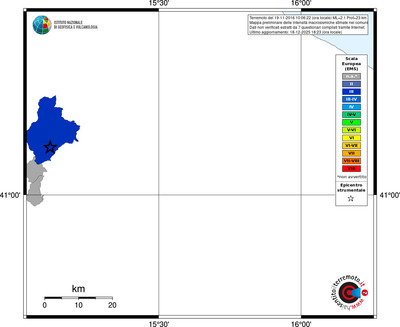 Mappa EMS - territori comuni