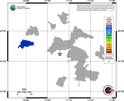 Mappa EMS - territori comuni