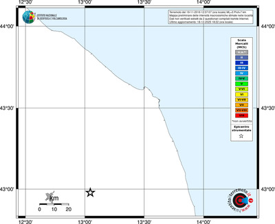 Mappa MCS - territori località