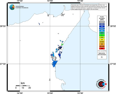 Mappa EMS - territori località