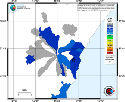 Mappa EMS - territori comuni