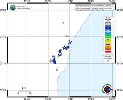 Mappa EMS - territori località