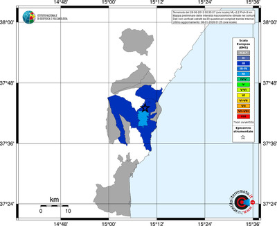 Mappa EMS - territori comuni