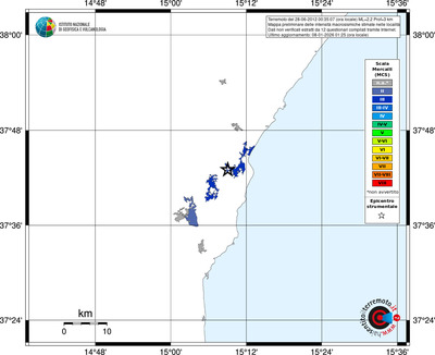 Mappa MCS - territori località