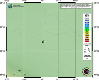 Mappa MCS - località