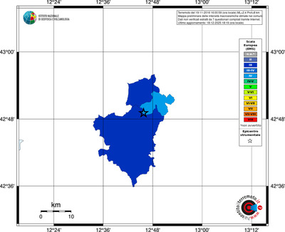 Mappa EMS - territori comuni