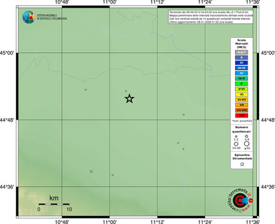 Mappa MCS - località