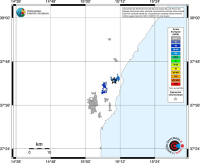 Mappa EMS - territori località