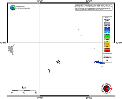 Mappa EMS - territori località