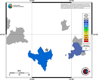 Mappa MCS - territori comuni