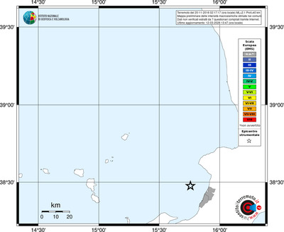 Mappa EMS - territori comuni