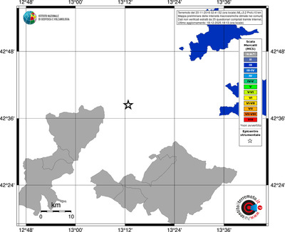 Mappa MCS - territori comuni