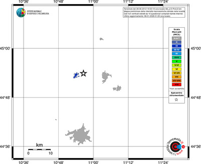 Mappa MCS - territori località