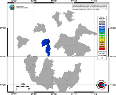 Mappa MCS - territori comuni