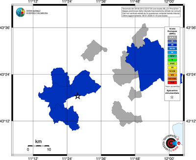 Mappa EMS - territori comuni