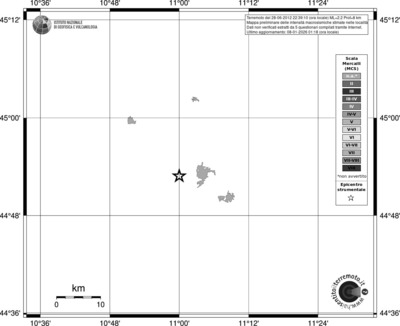 Mappa MCS - territori località