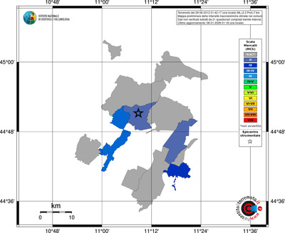 Mappa MCS - territori comuni