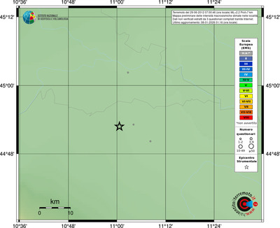 Mappa EMS - località