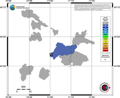 Mappa MCS - territori comuni