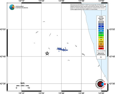 Mappa MCS - territori località