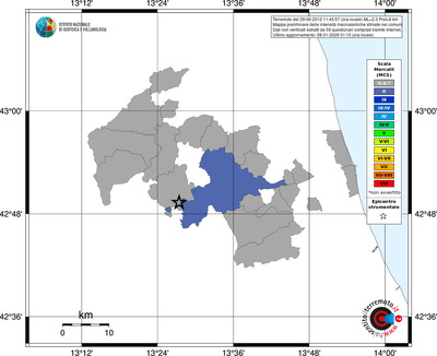 Mappa MCS - territori comuni
