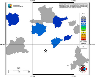 Mappa EMS - territori comuni