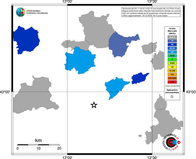 Mappa MCS - territori comuni